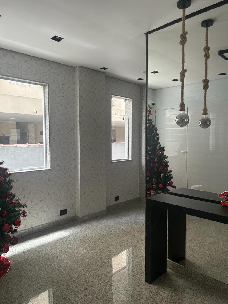 Apartamento Em Santos No Gonzaga Em Frente A Praia מראה חיצוני תמונה