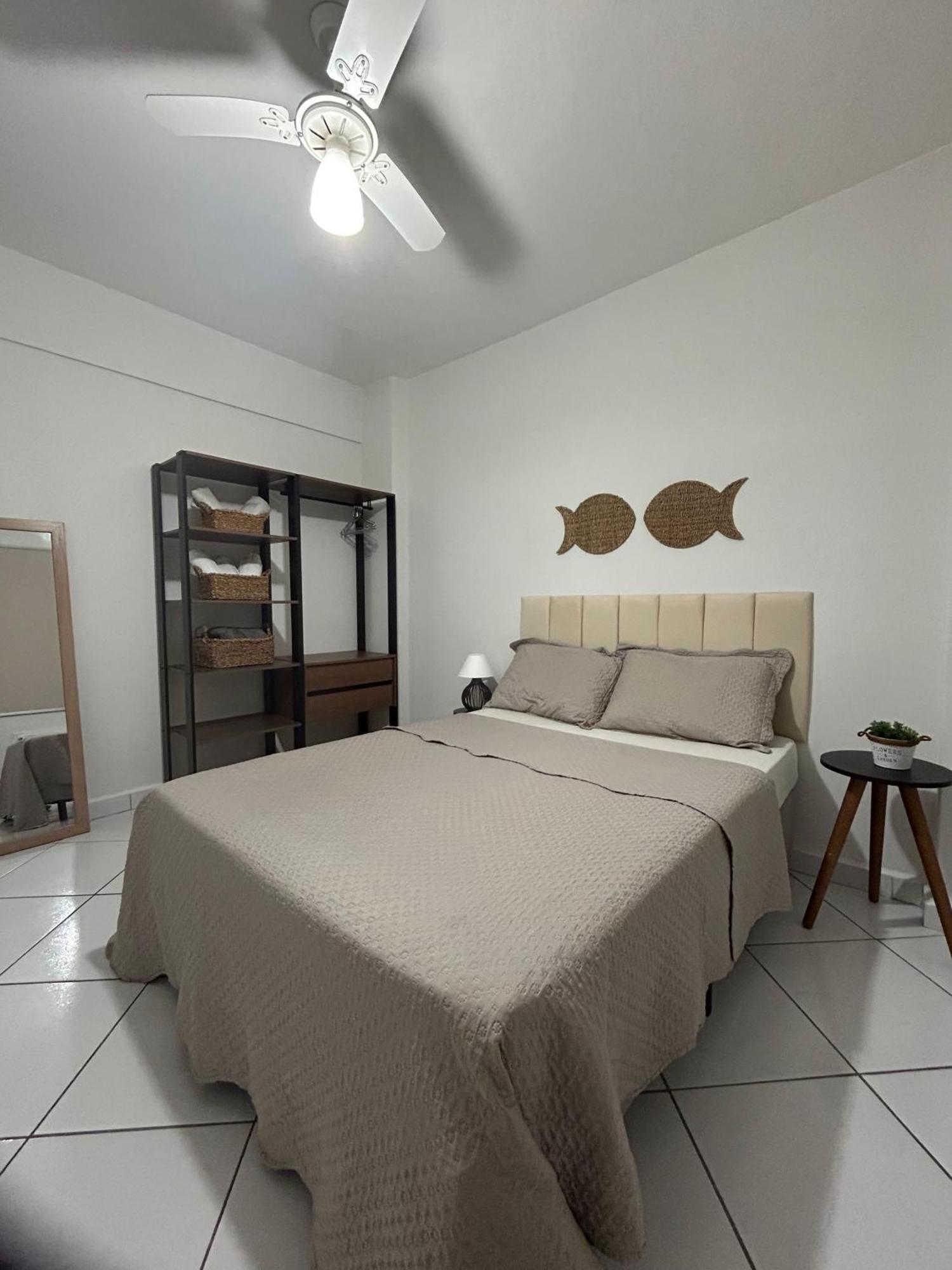 Apartamento Em Santos No Gonzaga Em Frente A Praia מראה חיצוני תמונה